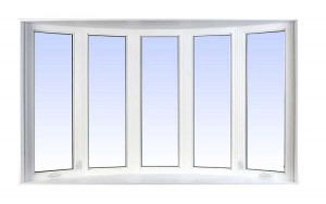 Residential Vinyl Bow Windows Image