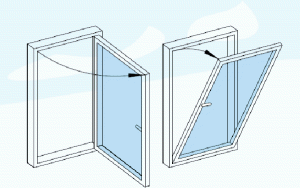 Commerical Vinyl Tilt and Turn Windows Image 2