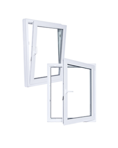 Commerical Vinyl Tilt and Turn Windows