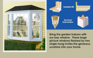 Residential Vinyl Bay Windows Slider One