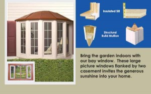 Residential Vinyl Bow Windows Bow Slider One