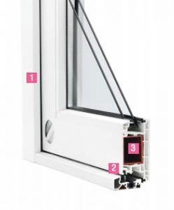 Vinyl Swing Door Corner Cut Interior
