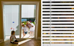 Residential Vinyl Sliding Doors Blinds Between Glass