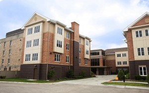 Olsen Pavillion Single Hung Window Project Front Entrance