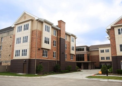Olsen Pavillion Single Hung Window Project Front Entrance