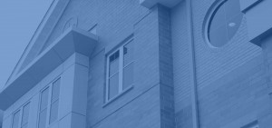 Olsen Pavillion Single Hung Window Project Parallax Blue