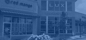 Point Commons Store Front Door and Window System Project Parallax Blue