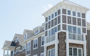 The Reserve Apartment Complex Single Hung Window Top Quarter