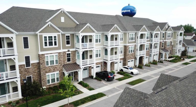 Windows Bolingbrook - The Brook on Jane Apartment Complex - Building Side